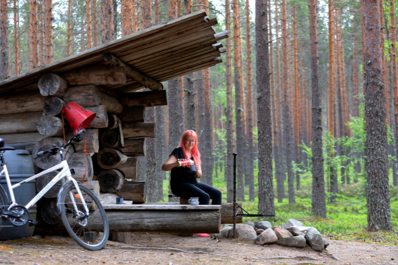 Retkeilyä Karviassa. 