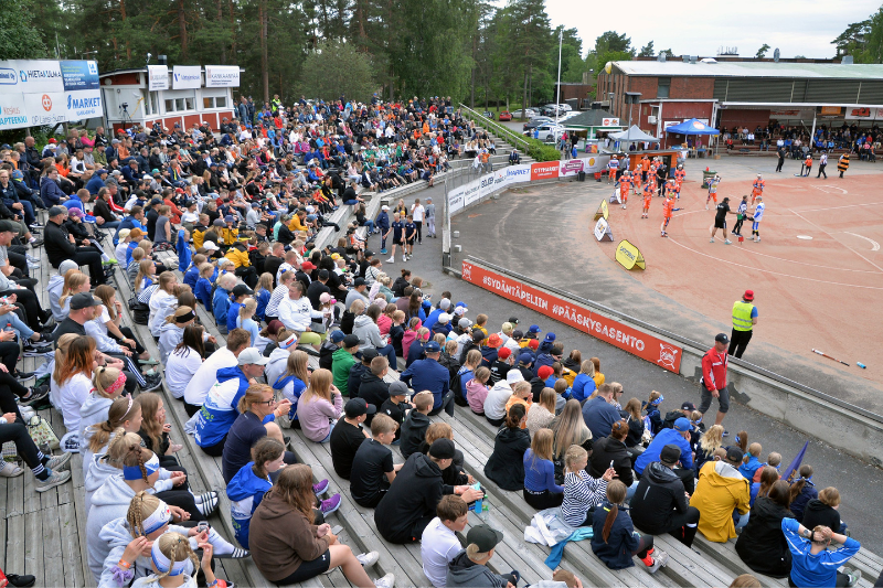 Kankaanpään KaMan pesäpallostadion.